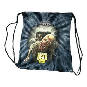 Universal Studios Halloween Horror Nights The Walking Dead Drawstring Backpack